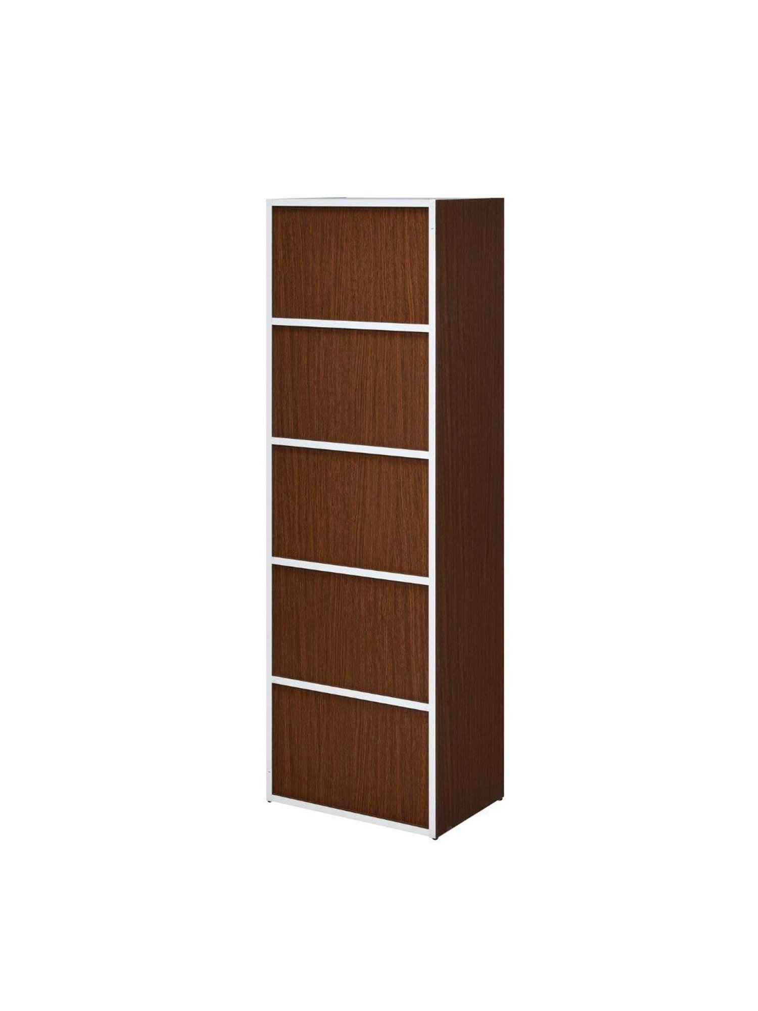 Nilkamal Halo Urban Walnut Engineered Wood 5 Tier Storage Cabinet
