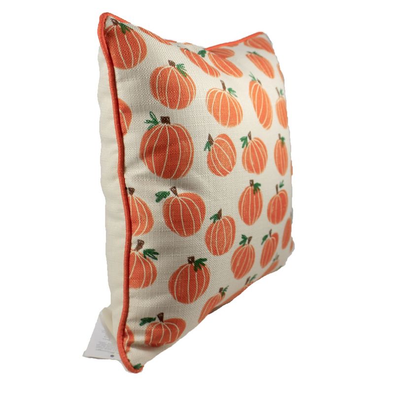Fall 17.0" Hand-Painted Pumpkin Pattern Pillow Indoor  -  Decorative Pillow