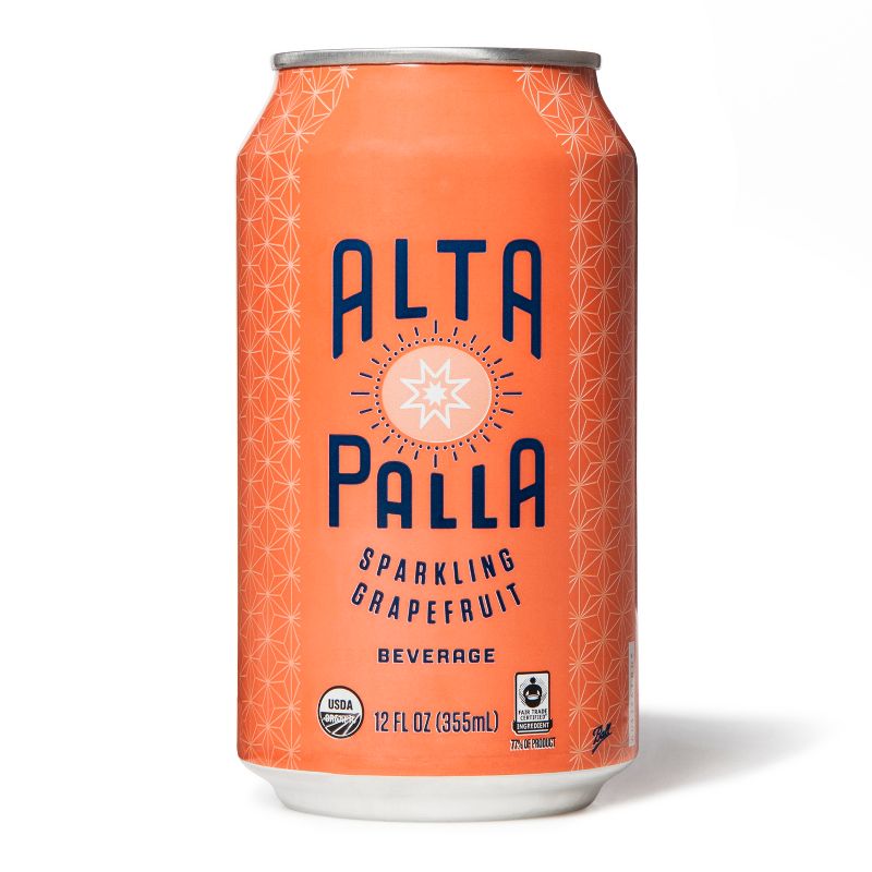 Alta Palla Organic Grapefruit Beverage 16oz