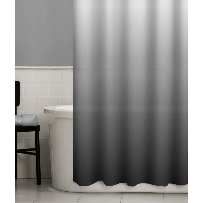 Happy Ombre Shower Curtain Gray - Zenna Home