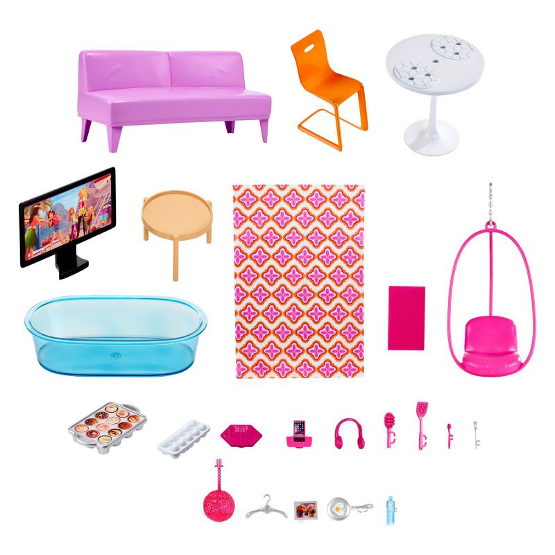 Barbie 3-Story House with Pop-Up Umbrella!