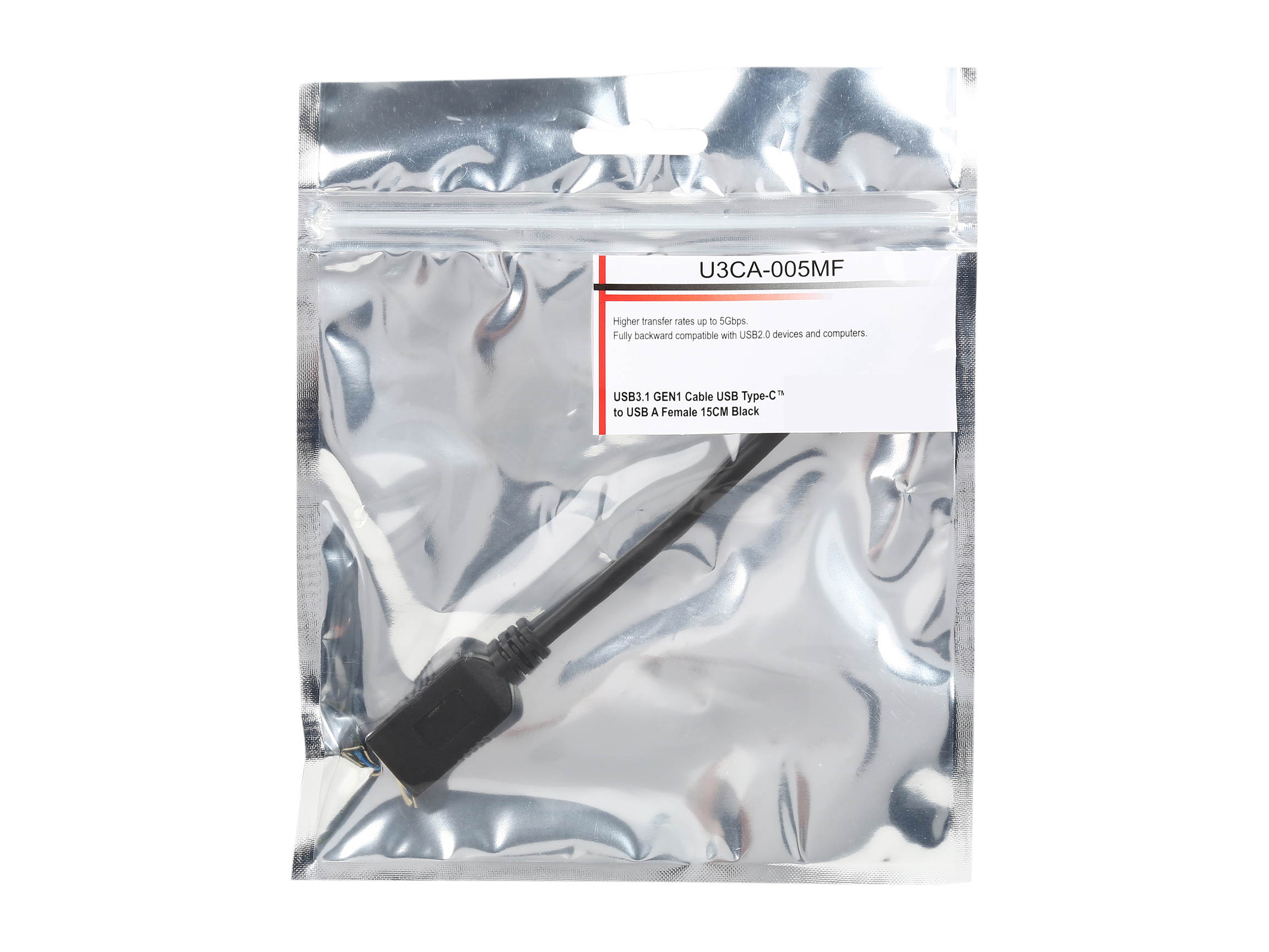 BYTECC U3CA-005MF USB 3.1 GEN1 Cable USB Type-C to USB 3 Type-A Female