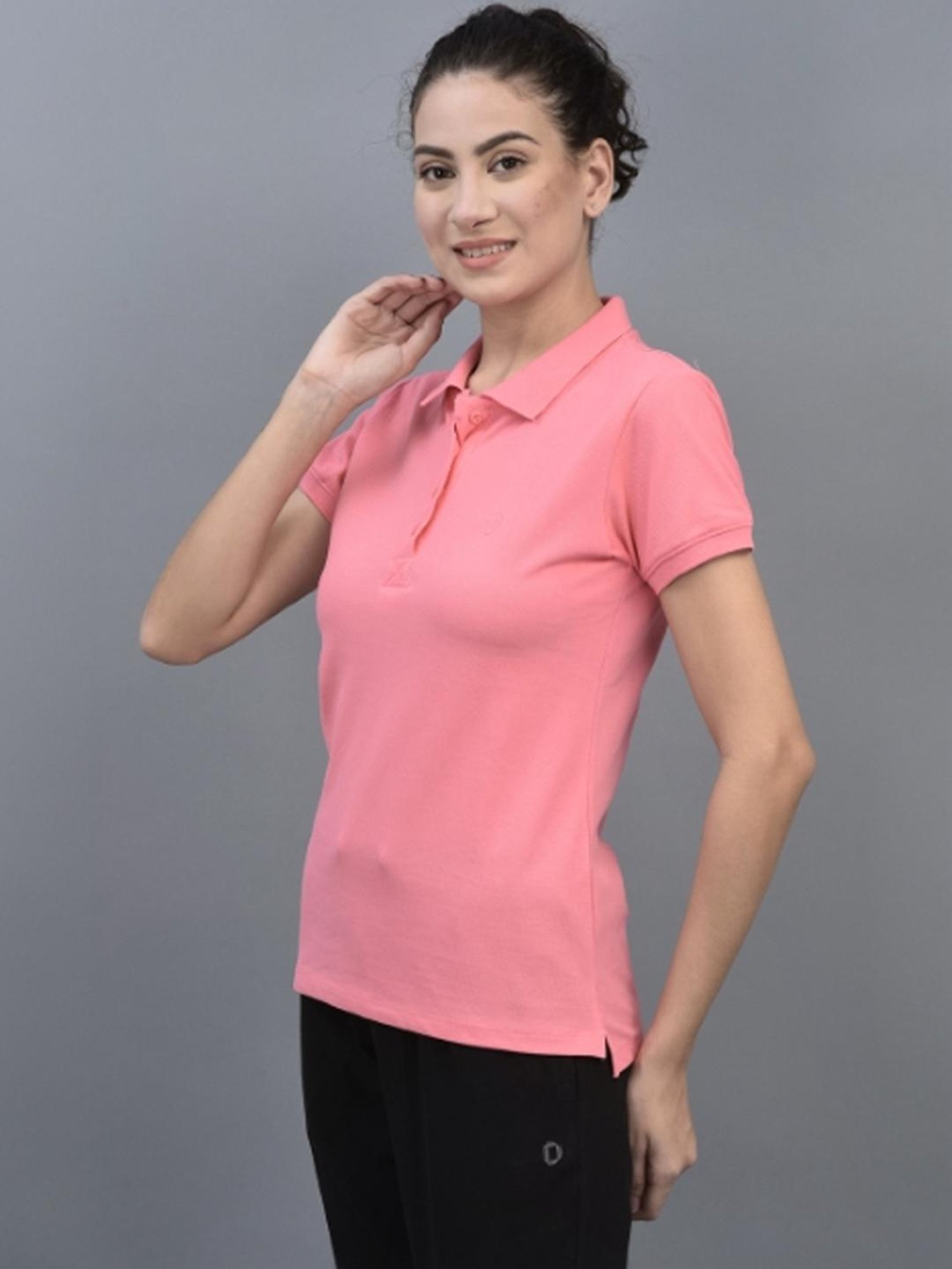 Dollar Black & Pink Cotton Sports T-Shirt - Pack Of 3