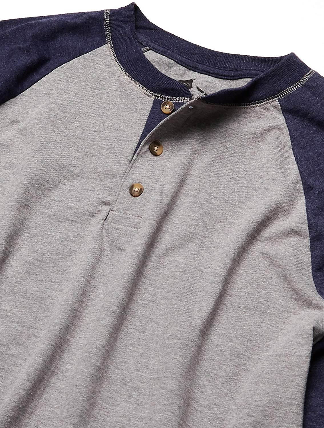 Hanes Men's Long Sleeve Beefy Henley Shirt