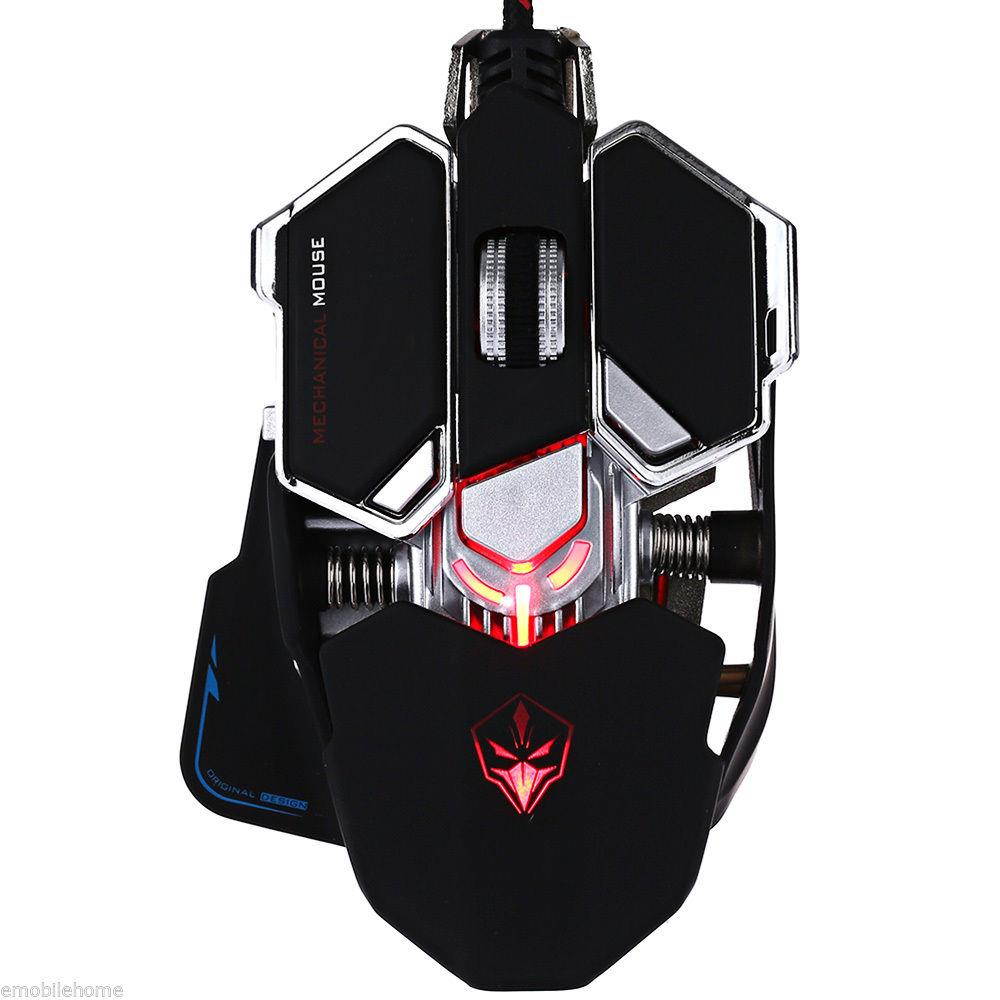 G10 4000 DPI Professional Optical/Mechanical Wired Gaming Mouse 10 Buttons