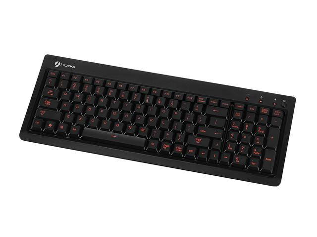i-rocks KR-6820E-BK Backlit PC Keyboard