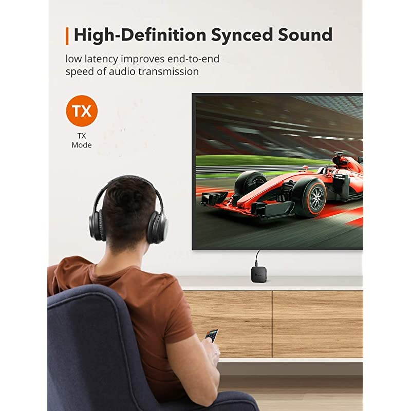 Bluetooth Amplifier in Wall, Home Stereo Audio System, 5 Inches Video Player with Touch Screen, Black, BM207M