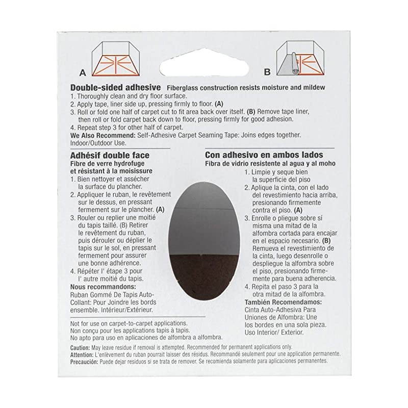 286373 IndoorOutdoor Carpet Tape 141Inch x 42 Feet White