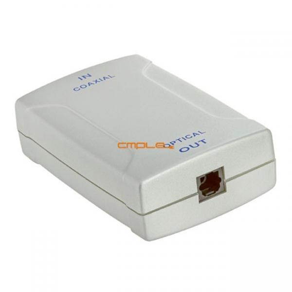 Cmple - Optical Toslink Jack(Output) to Coaxial RCA Jack(Input) Digital Audio Converter