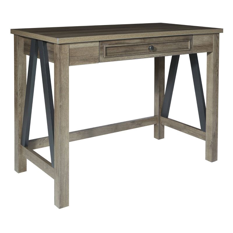 42" Braydon Writing Desk Gray Oak - OSP Home Furnishings