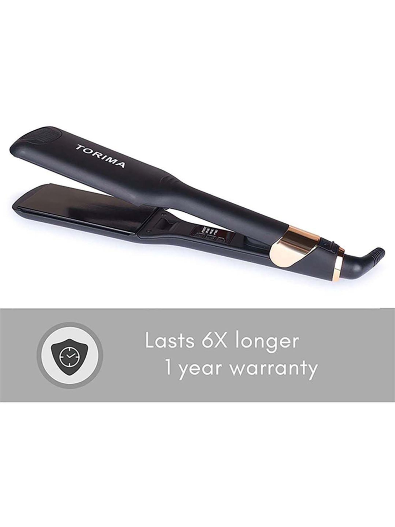 Gorgio Professional HS7800 Steam Hair Straightener (Black)