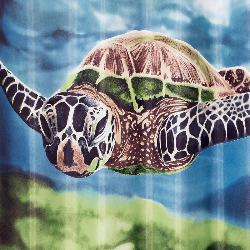 Sea Turtle Shower Curtain - Allure Home Creation