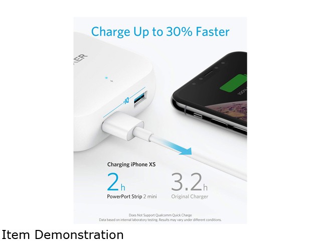 Poweradd Power Strip with USB C Power Delivery 18W, Travel Power Strip Mini with 3 Outlets, 18W USB C & QC 3.0 USB A Port, 5ft Cord, Flat Plug for Cruise Ship, Hotel, Dorm Room and Home,White