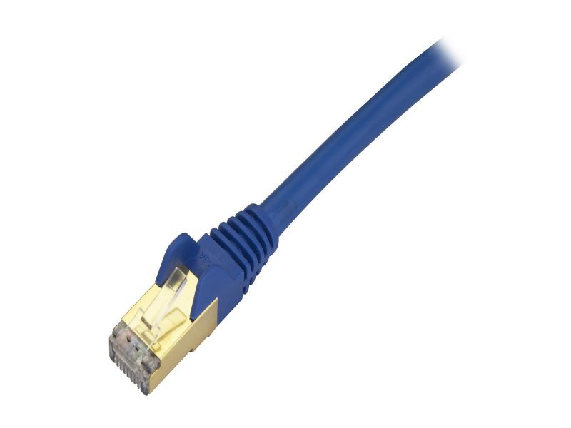 StarTech C6ASPAT6BK StarTech.com Cat6a Shielded Patch Cable - 6 ft. - Black - Snagless RJ45 Cable - Ethernet Cord - Cat 6a Cable