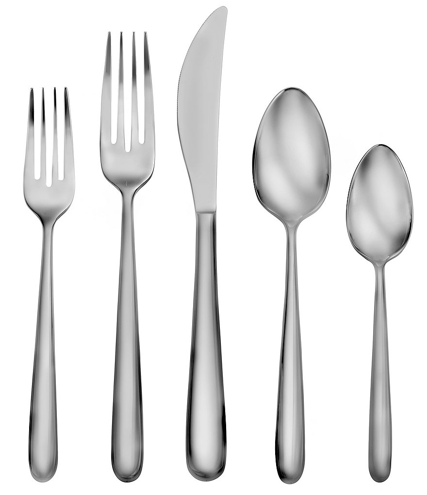 Lenox Sculpt Modern 65-Piece Stainless Steel Flatware Set