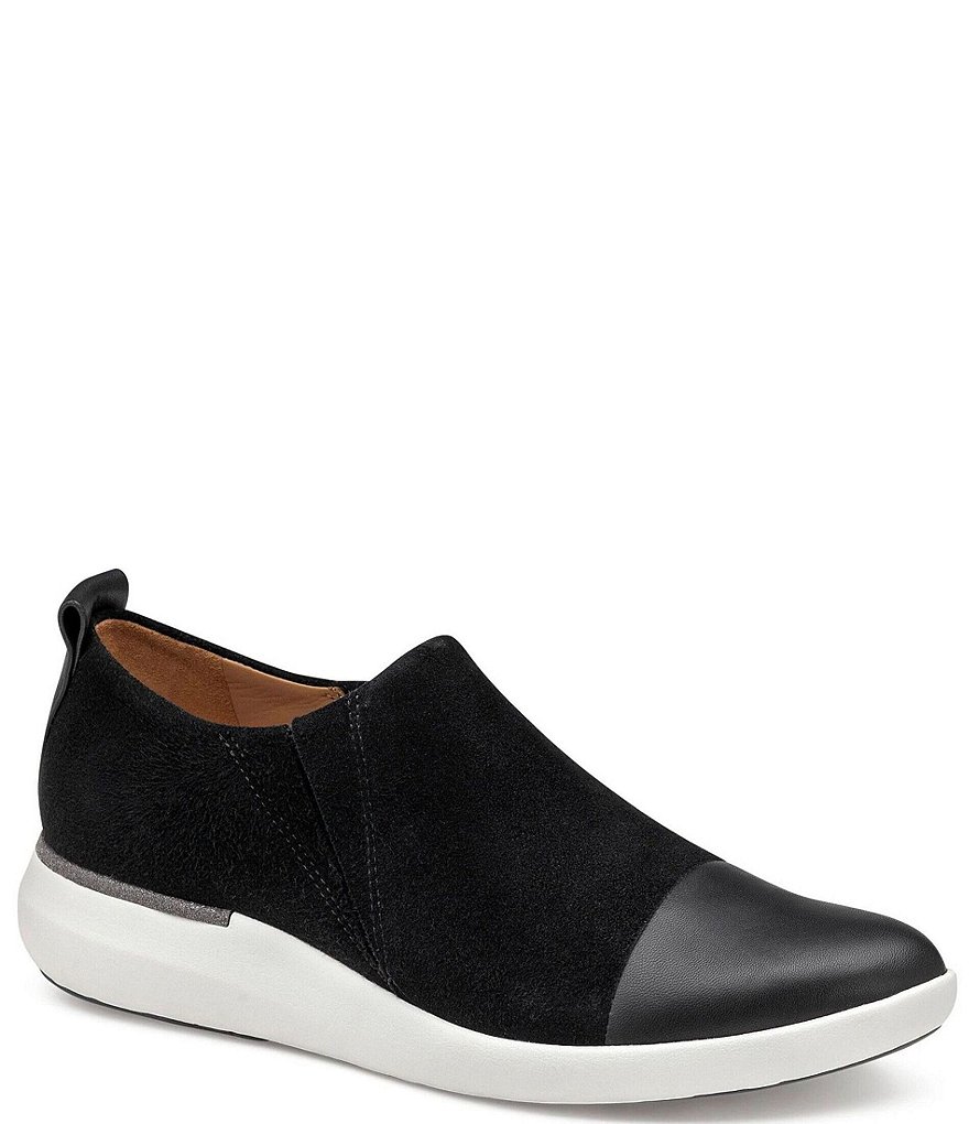 Johnston & Murphy Dakota Cap Toe Slip-On Oxfords