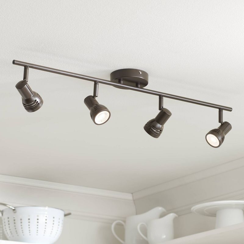 Pro Track&reg; LED 4-Light Bronze Finish LED Track Kit