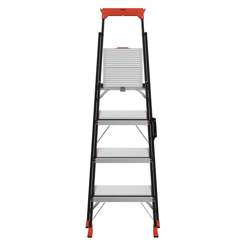 Little Giant Ladder Systems 6' ANSI Type IAA 375 lb rated fiberglass Stepstool Gray