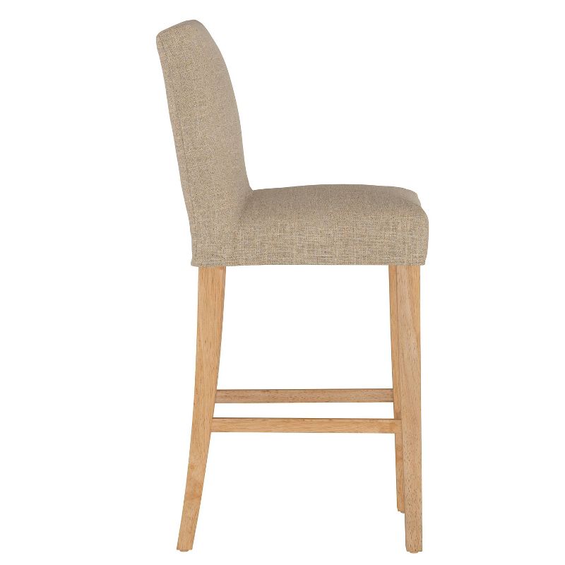 Slipcover Barstool Linen Sandstone - Skyline Furniture