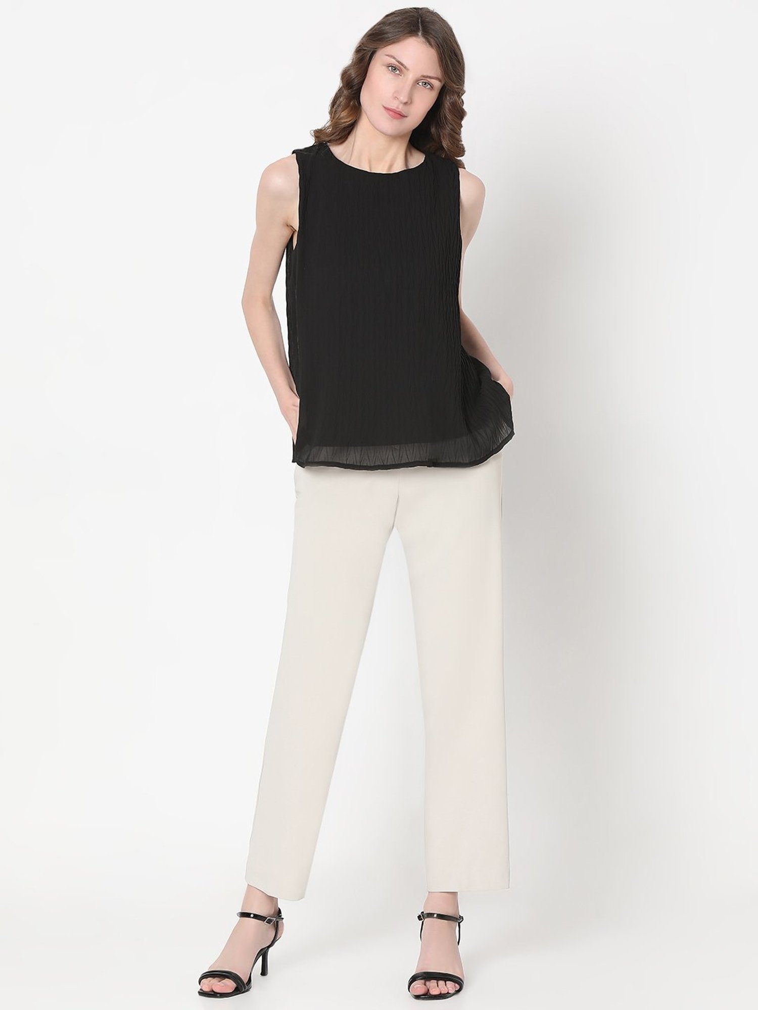 Vero Moda Black Regular Fit Top