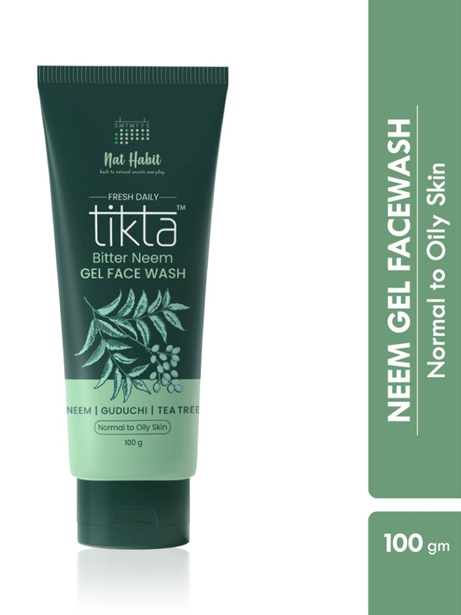 Nat Habit Tikta Bitter Neem Gel Face Wash - 100 gm