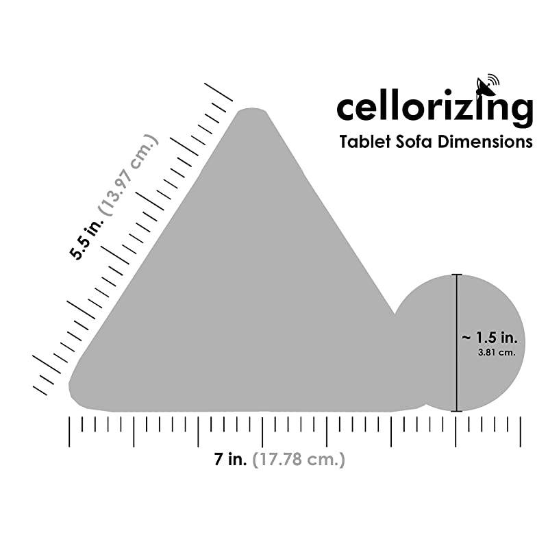 Soft Pillow Lap Stand for iPads, Tablets, eReaders, Smartphones, Books, Magazines (Blue)