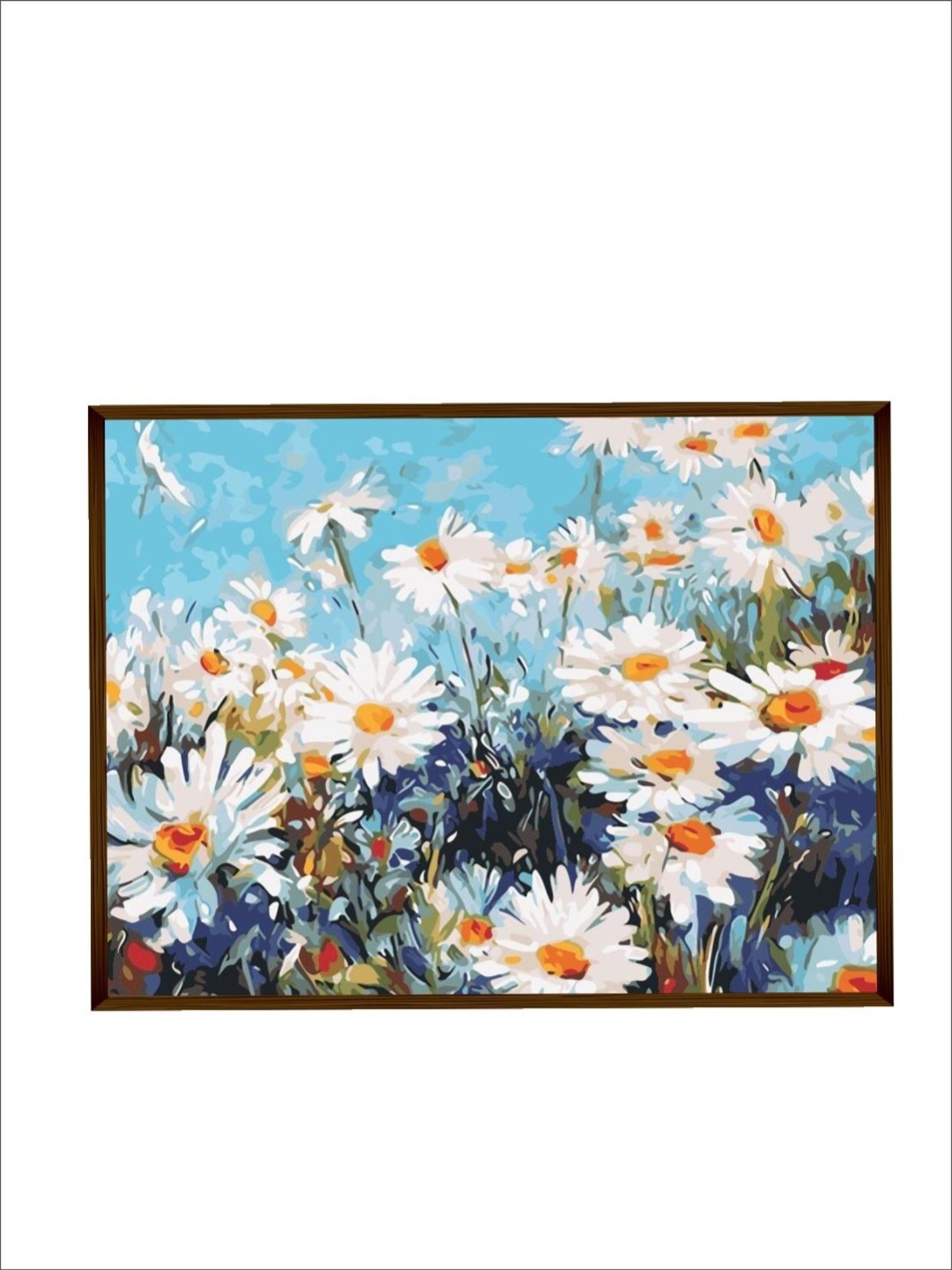 The Art House Abstract Multicolor Canvas Wall Painting