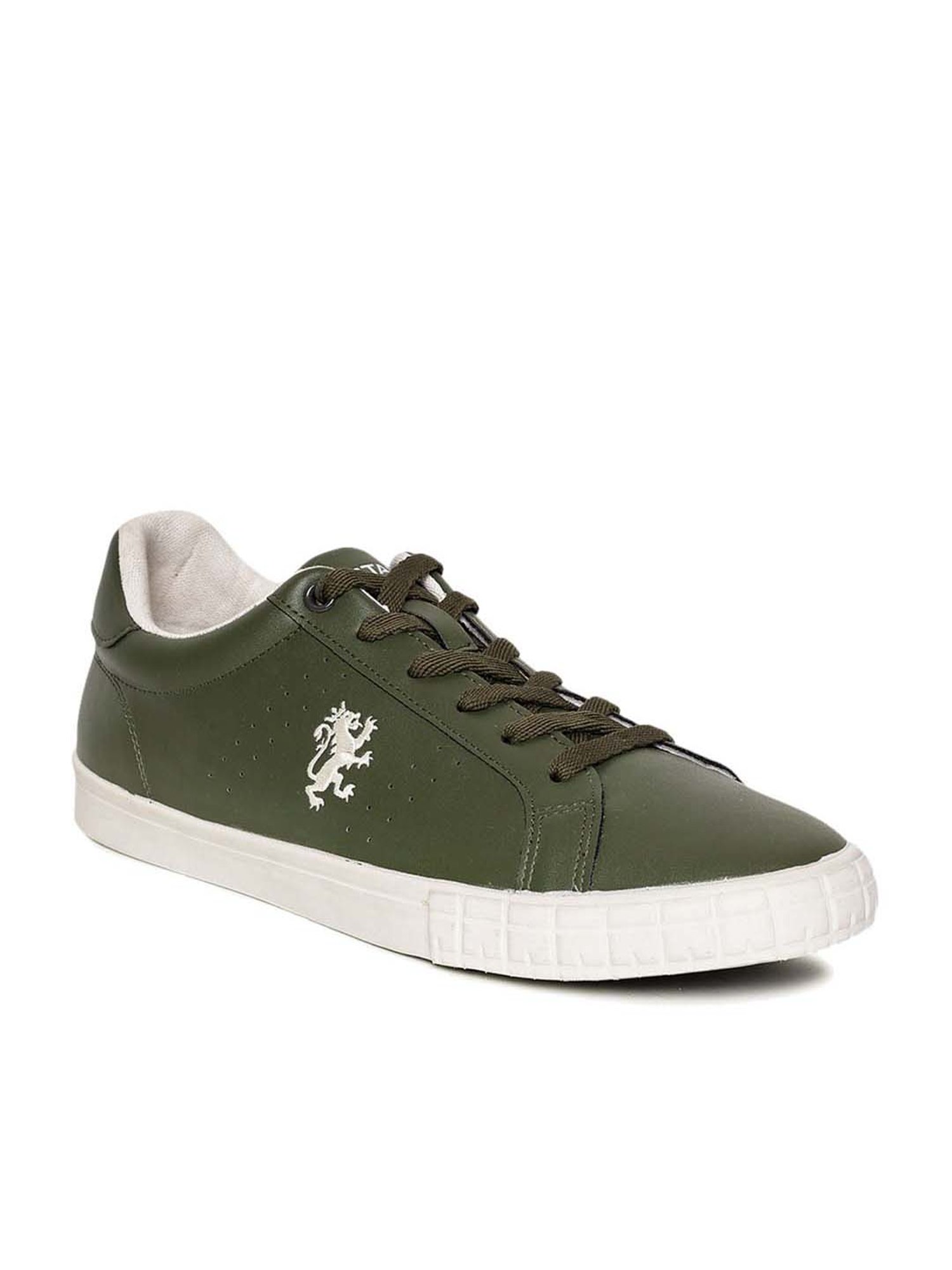 Red Tape Men's Olive Green Casual Sneakers