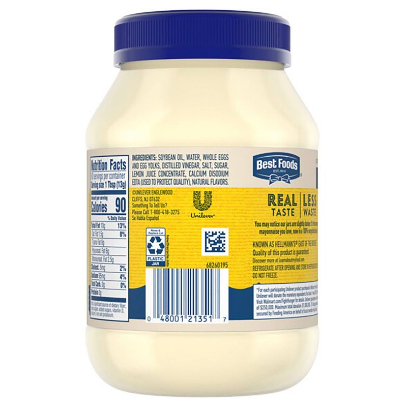 Best Foods Mayonnaise Real - 30oz