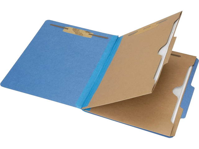 SKILCRAFT 6006971 Pocket Style 6-part Letter Classification Folders