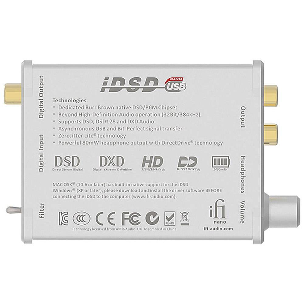 iFi Nano-iDSD PCM/DSD/DXD Battery Powered USB DAC Decoder #NANO IDSD