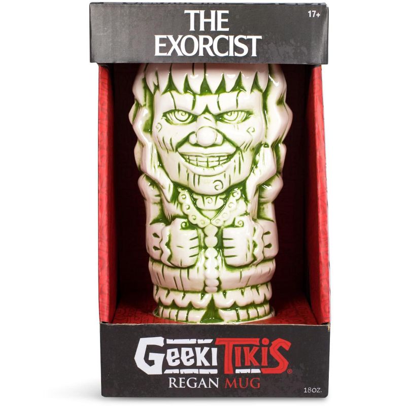 Beeline Creative Geeki Tikis The Exorcist Regan Mug | Ceramic Tiki Style Cup | Holds 18 Ounces