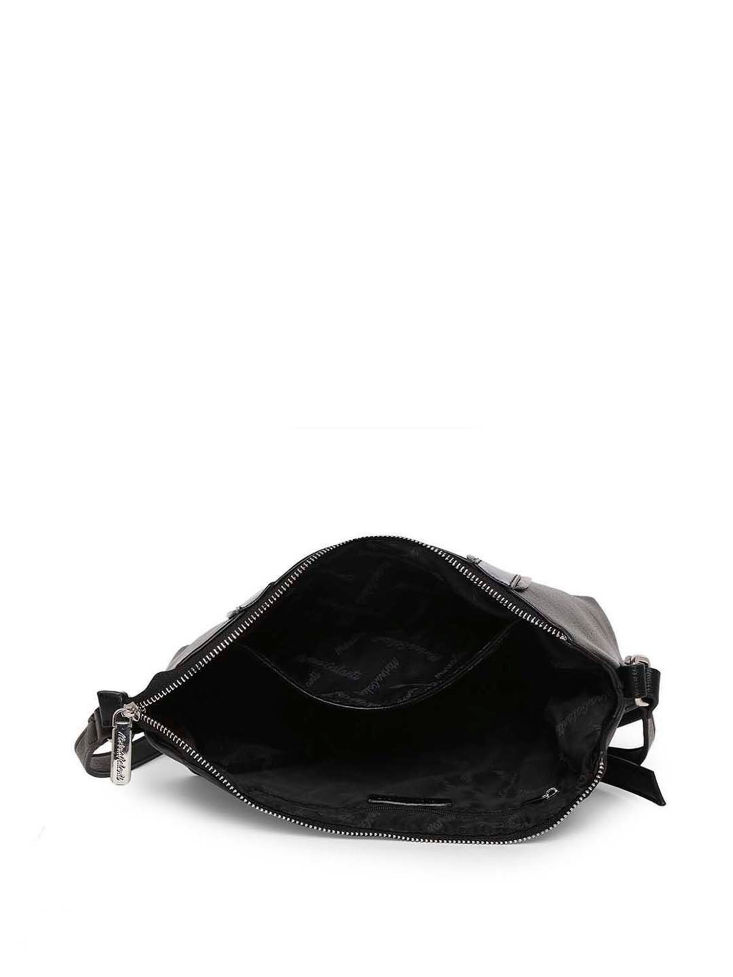 Marina Galanti Black Solid Medium Sling Handbag