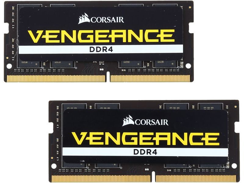 CORSAIR Vengeance 16GB (2 x 8GB) 260-Pin DDR4 SO-DIMM DDR4 2666 (PC4 21300) Laptop Memory Model CMSX16GX4M2A2666C18