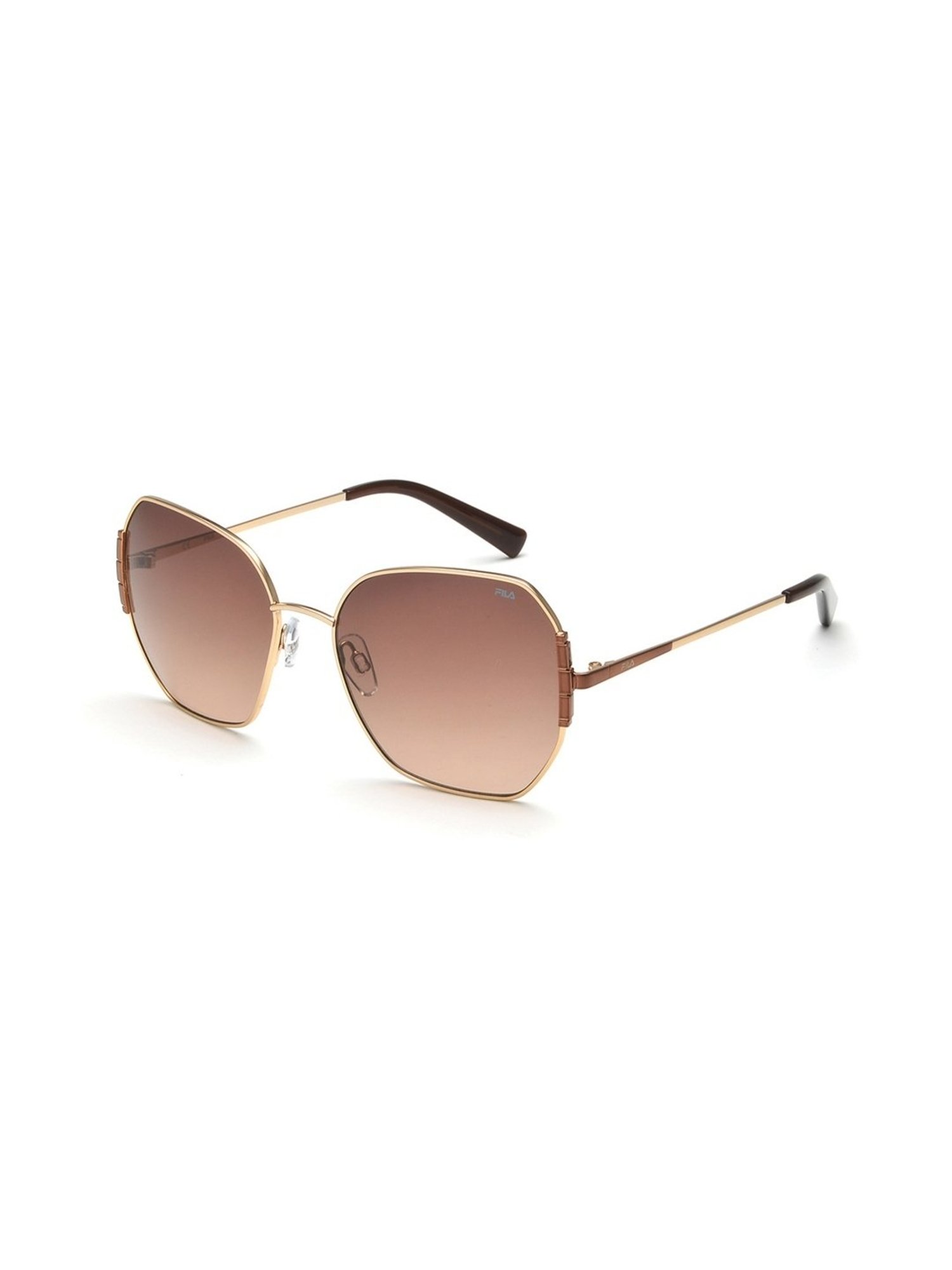Fila Brown Square Sunglasses for Women