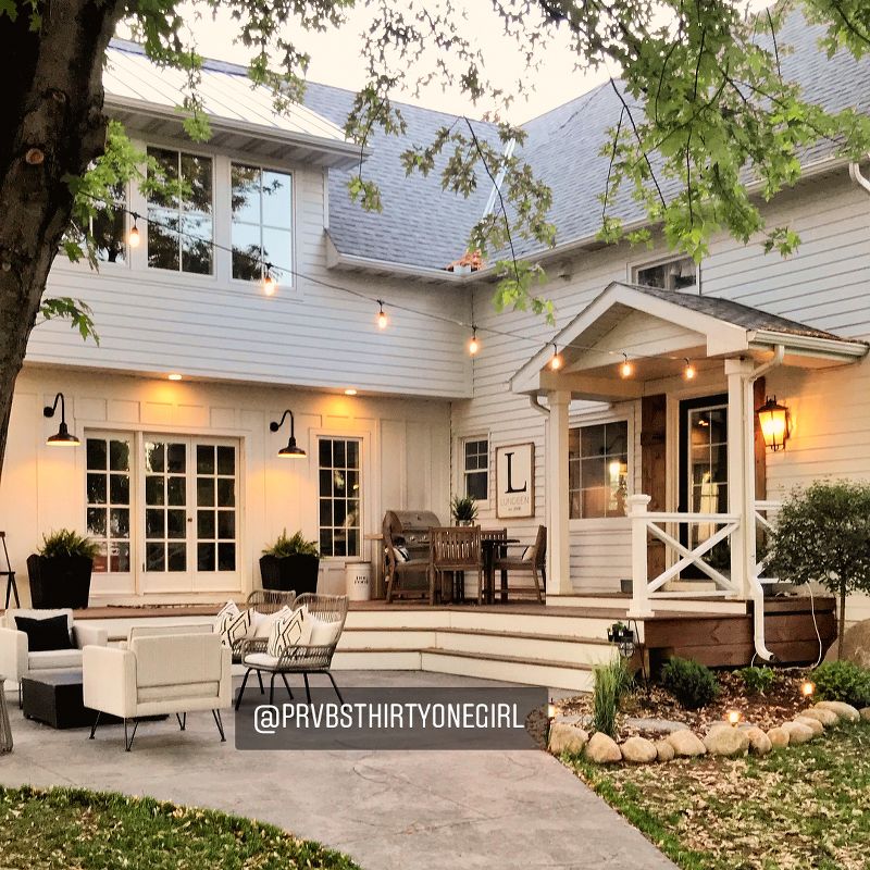 Brightech Ambience Pro Outdoor String Lights with 15 Hanging Sockets & Soft White LED Edison Bulb for Outside Backyard Cafe Patio or Porch, 48 Foot