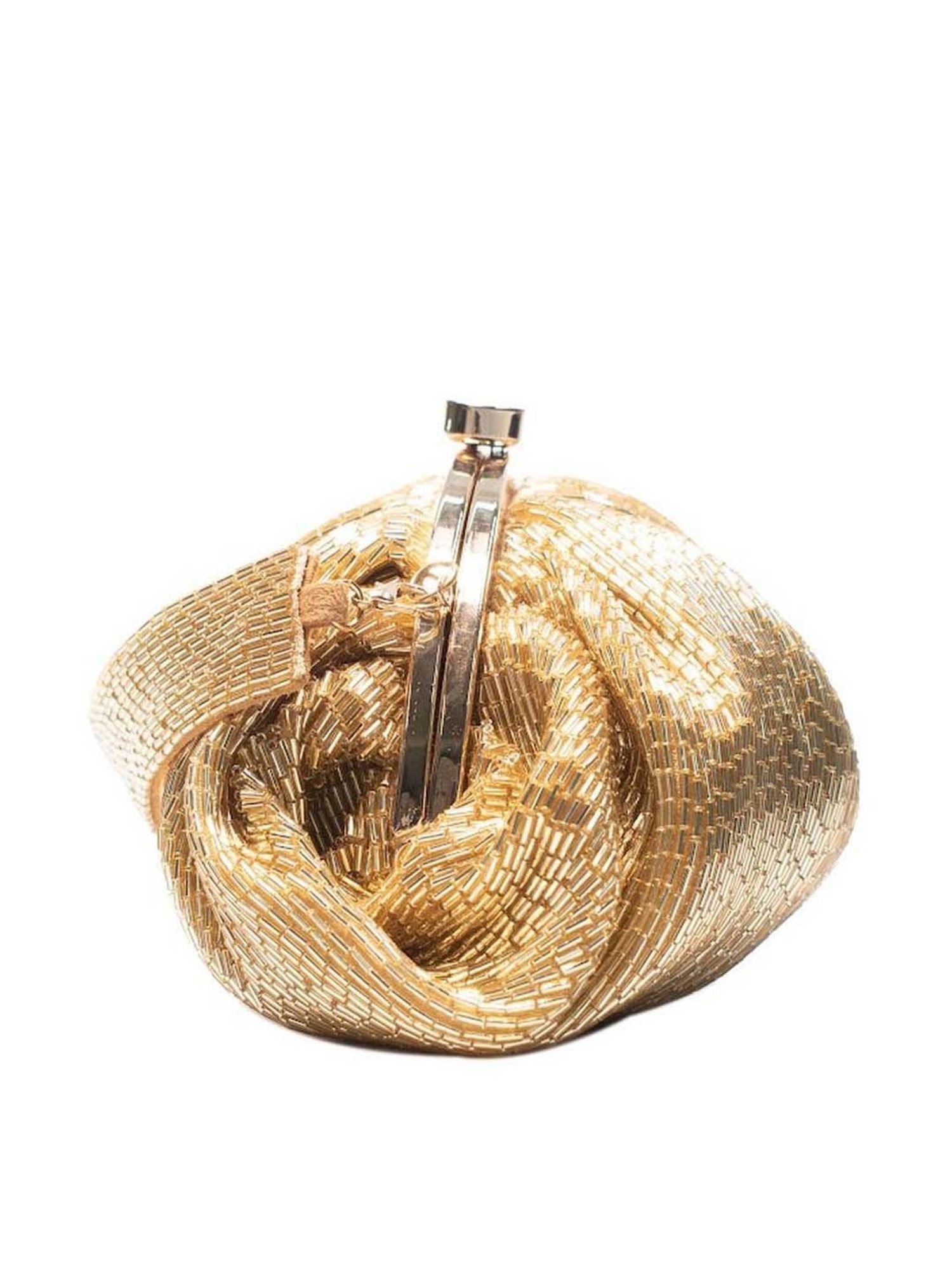 Sugarcrush Golden Embellished Clutch