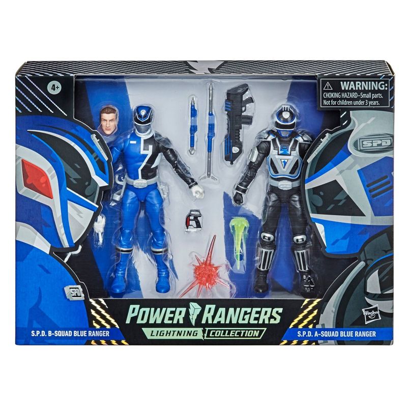 Power Rangers Lightning Collection S.P.D. Squad B Blue Ranger Versus Squad A Blue Ranger 2-Pack