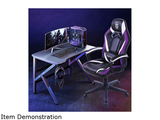 Vonesse Green Gaming Chair, Gaming Desk Chair for Teens, Computer Chair with Massage, High Back Home Office Desk Chairs, Big and Tall Gamer Chair, Computer Desk Chair, Game Chair for Kids (Green)