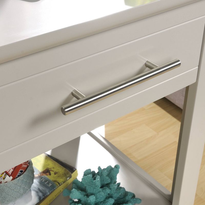 Adept Smart Center End Table Cobblestone - Sauder