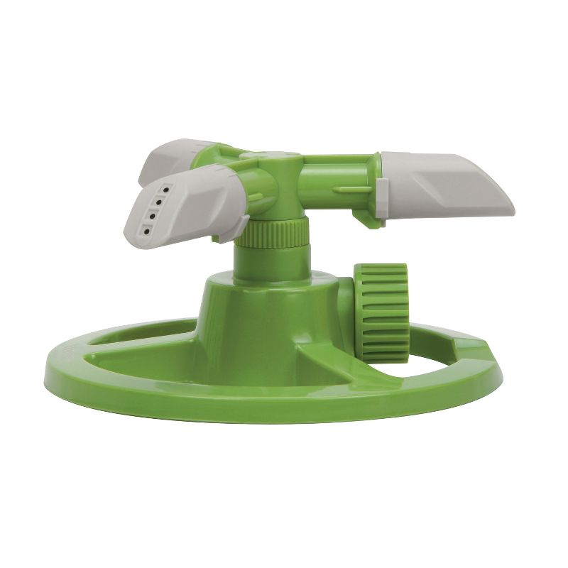 Martha Stewart MTS-CRSPR3 3-Arm Rotating Sprinkler with High-Impact-Resistant Circle Base