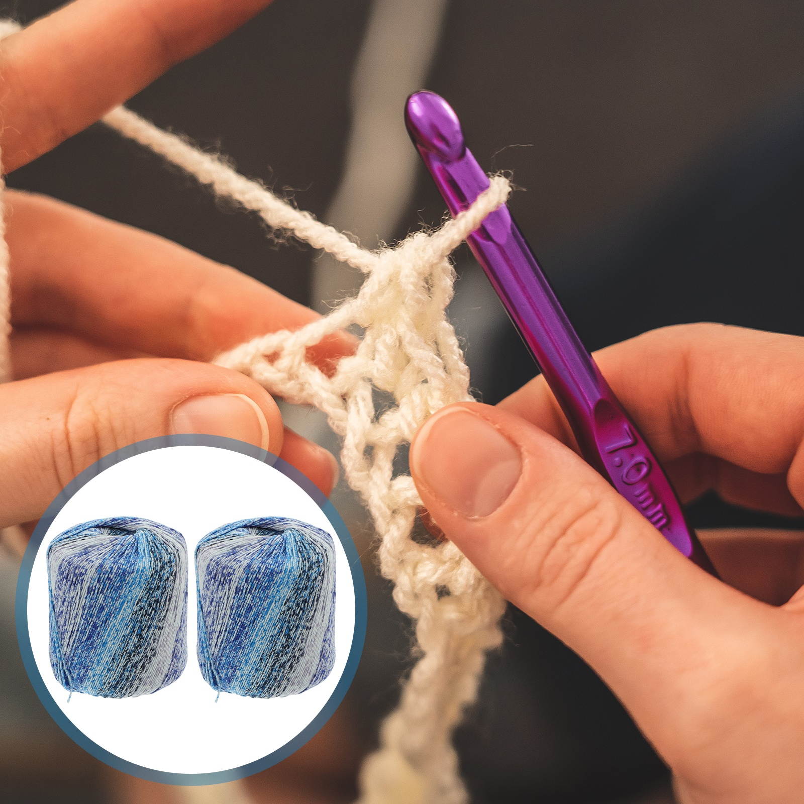 2 Rolls Cotton Cord Softer Weaving Rope Handicraft Knitting Rope Braided String