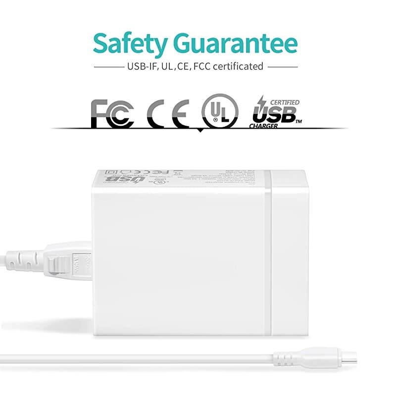 USB C Wall Charger Station  72W 4 Port Type C Charger with 60W Power Delivery Supply Adapter for MacBook ProAir Dell XPS iPad Pro 2018 iPhone Max Pixel S10S9 and MoreWhite