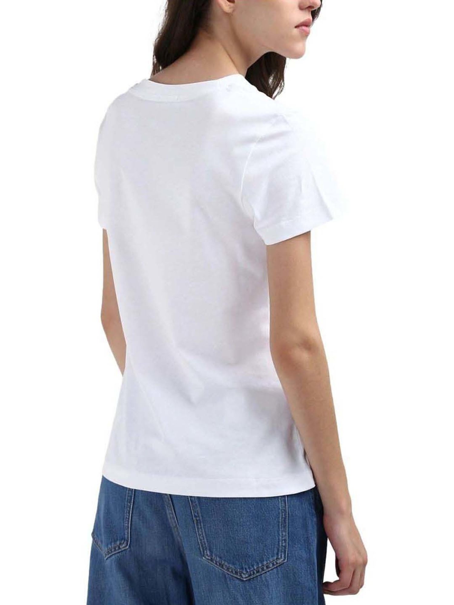 CALVIN KLEIN Bright White Cotton T-Shirt