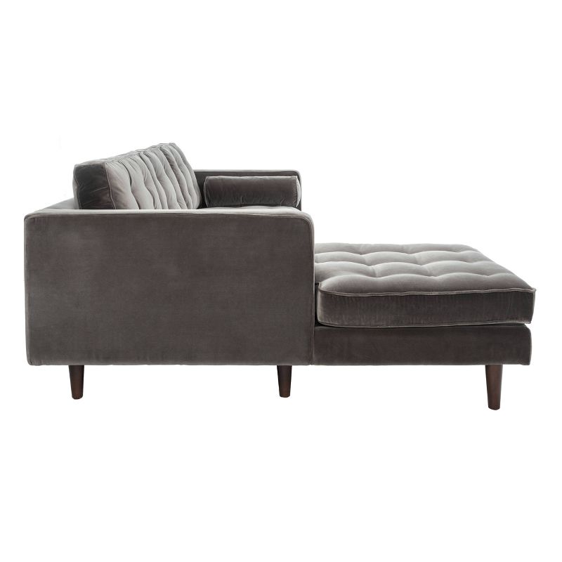 3pc Keswick Sectional Sofa Brown - Abbyson Living