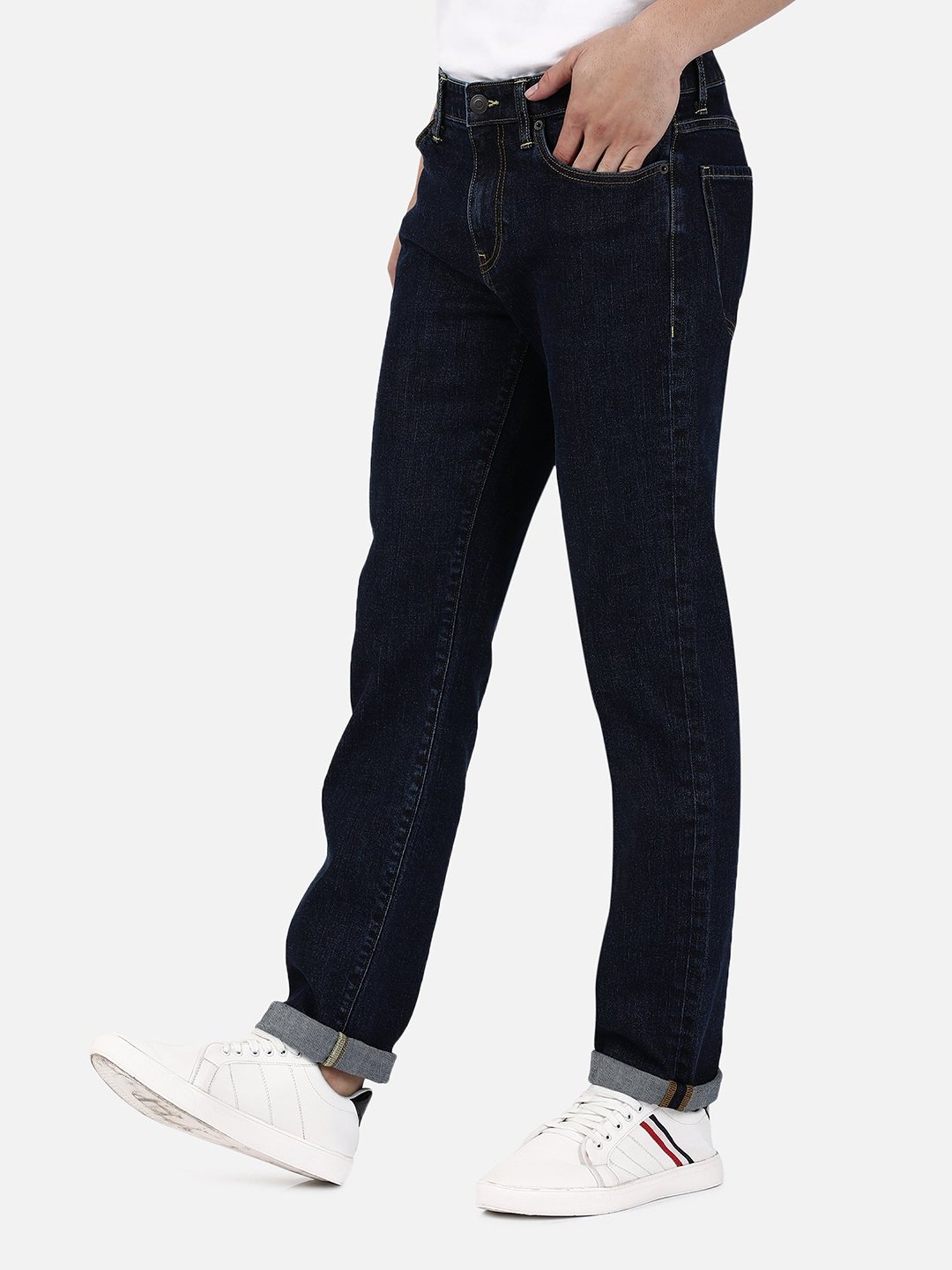 Passion Dark Blue Lightly Washed Jeans