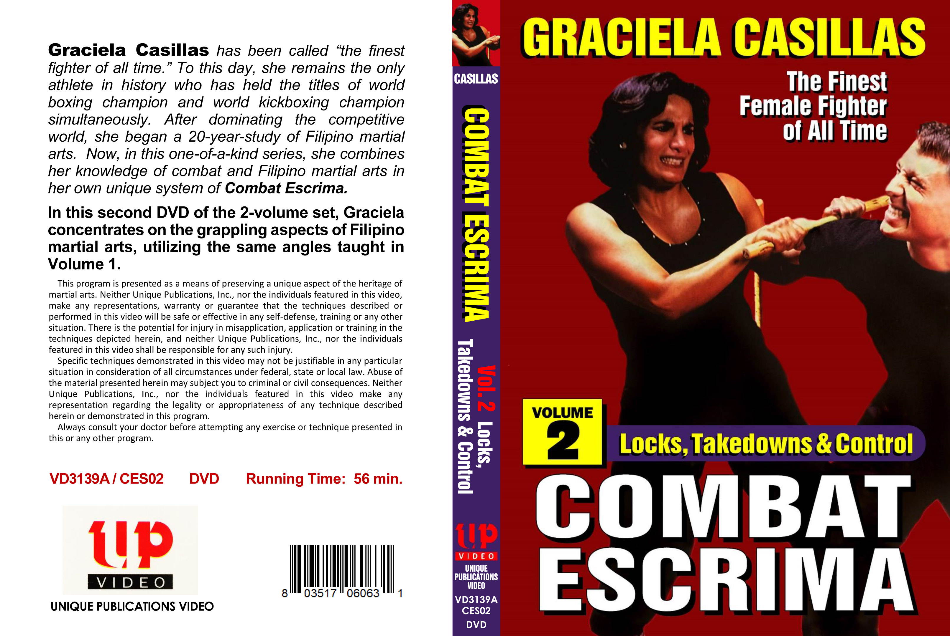 2 DVD Set Combat Escrima Women Filipino Martial Arts DVD Graciela Casillas