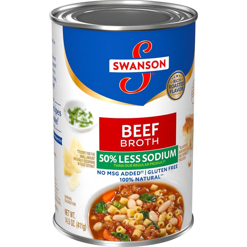 Swanson Natural Goodness 100% Natural Low Sodium Beef Broth 14.5oz