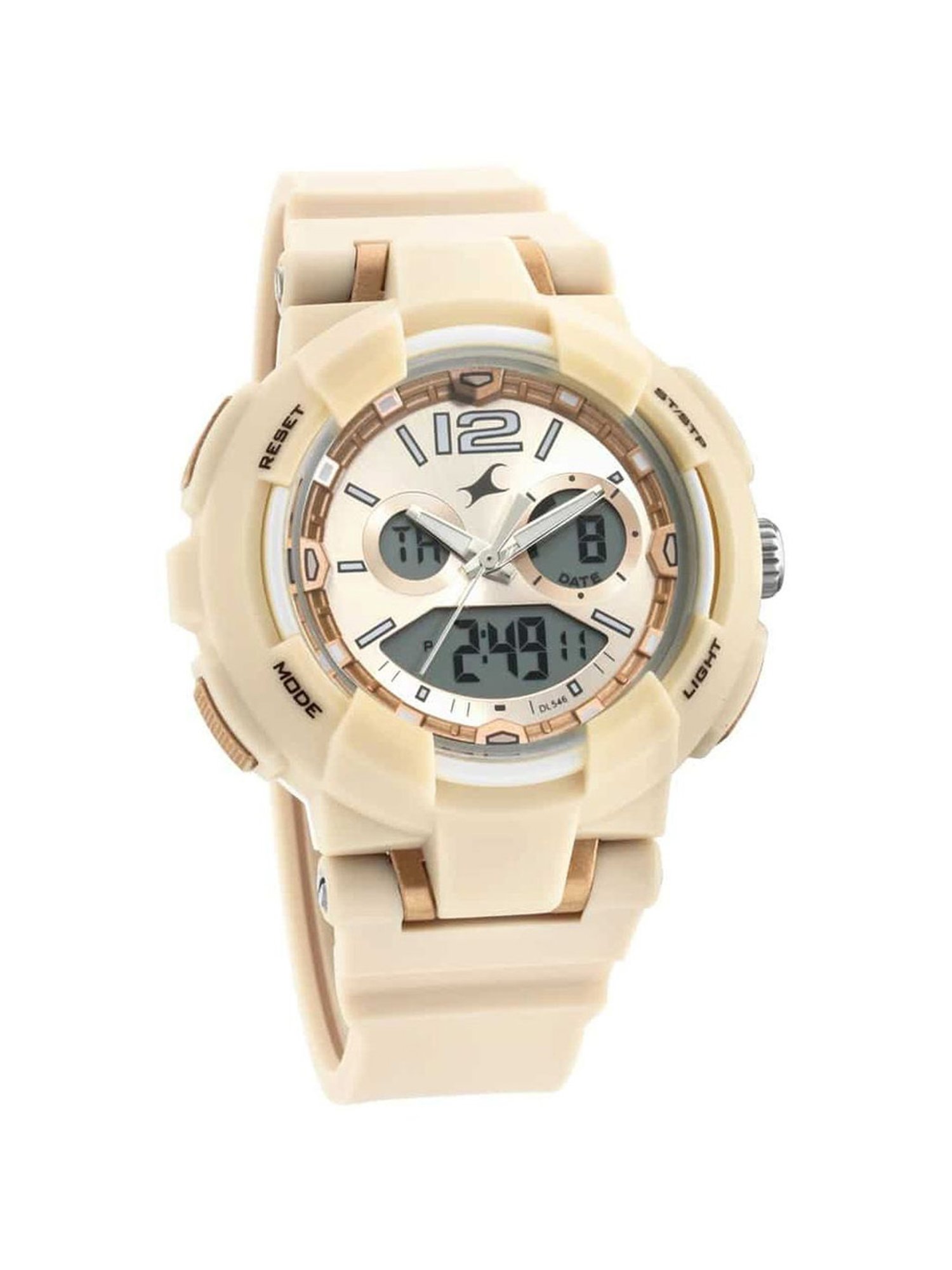 Fastrack NR68016PP03 Street Line Analog Digital Watch for Women