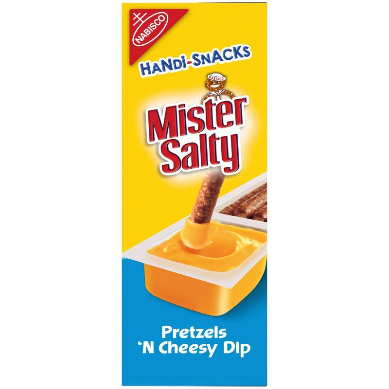 Handi-Snacks Mister Salty Pretzels 'N Cheese Dip - 6ct/0.92oz